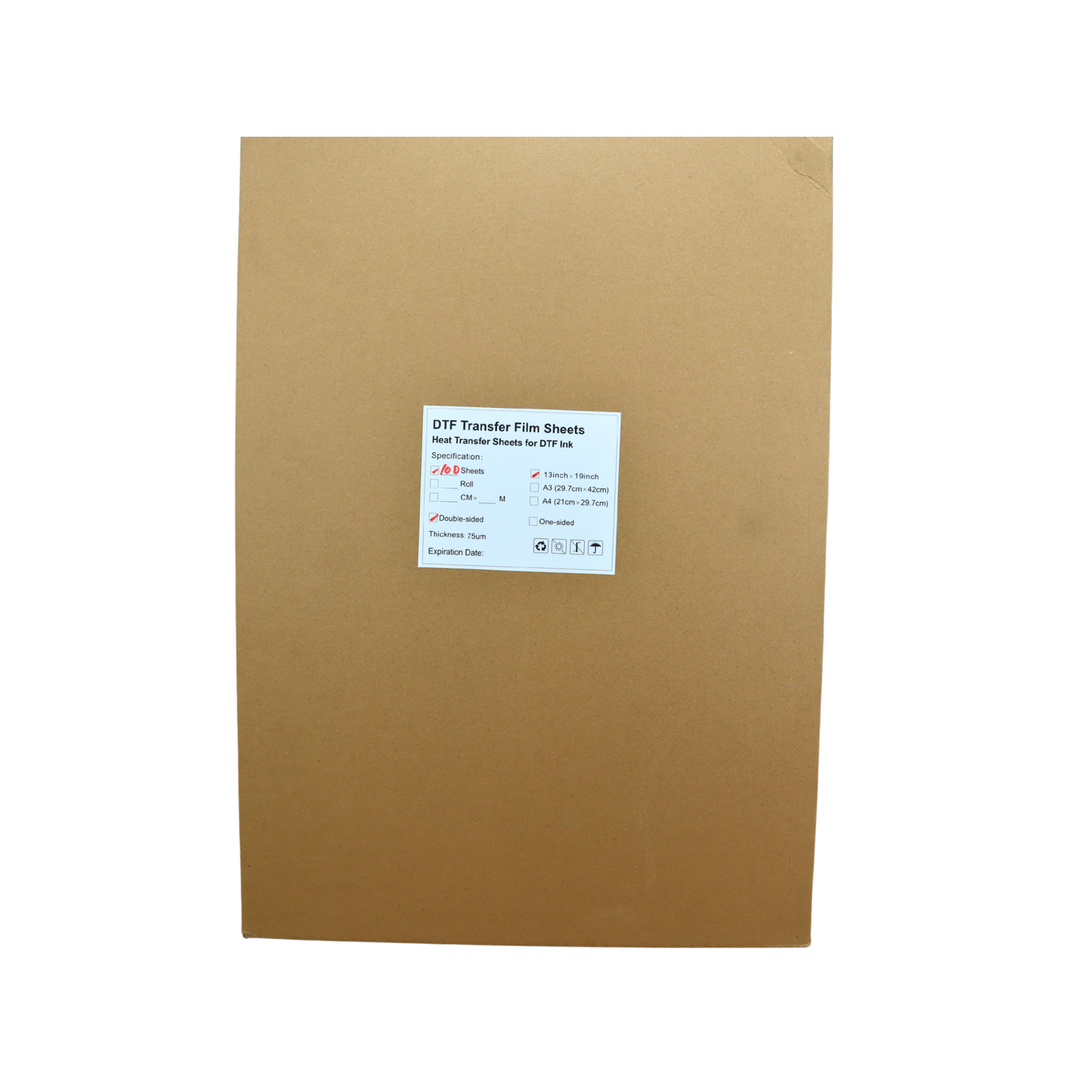 Premium DTF Transfer Film – 13" x 19" Cut Sheets
