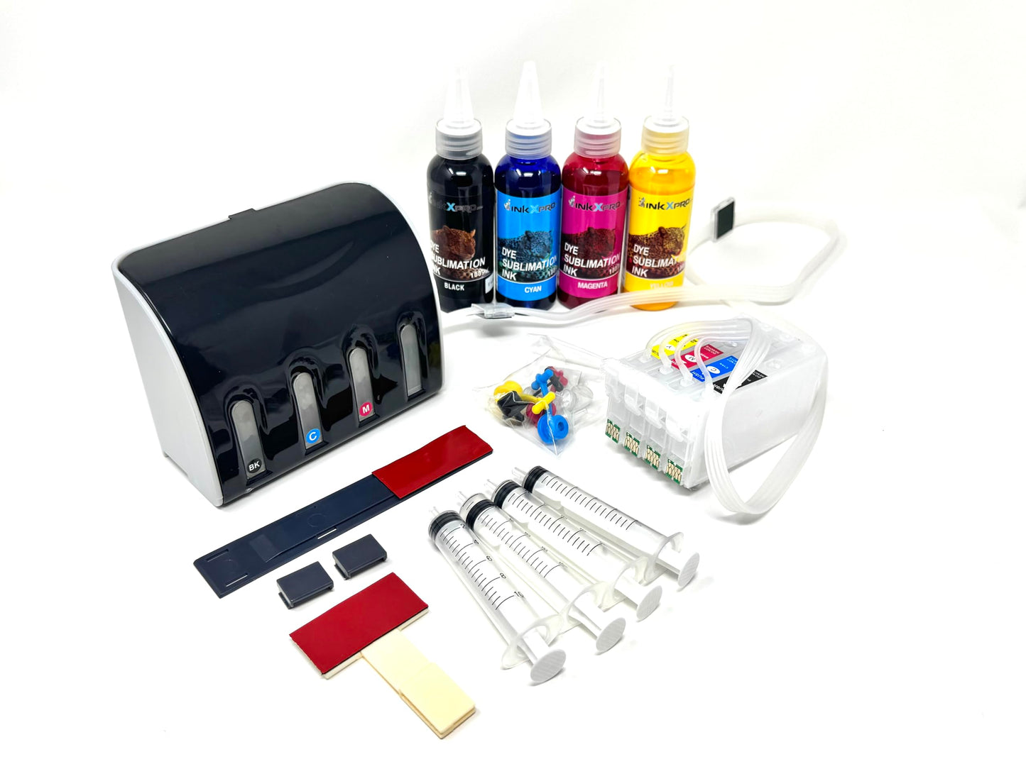 INKXPRO 812XL 812 XL CISS with Remanufactured Single-use Chip for Epson 812XL Fit for Workforce Pro WF-7840 WF-7820 WF-7310 Printer for Regular or Sublimation Printing (Empty CISS).