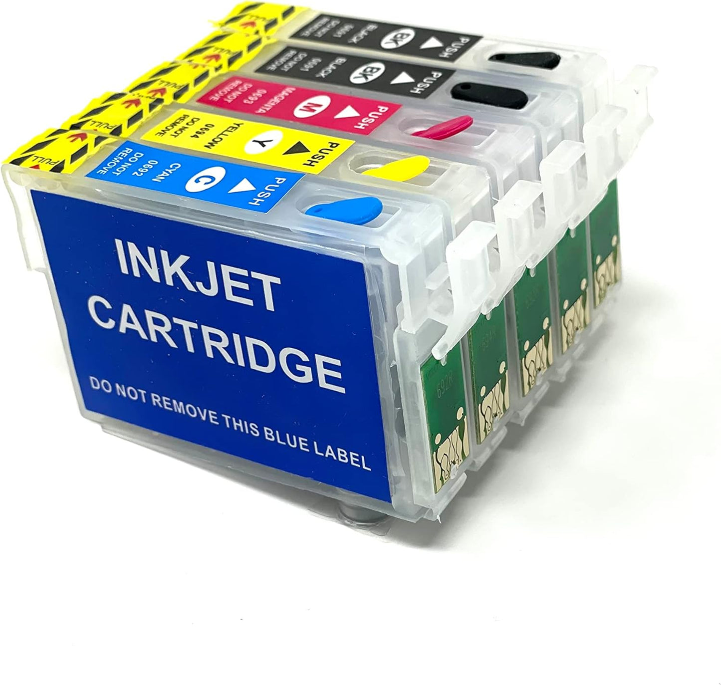 INKXPRO Remanufactured Empty Cartridge Replacement for Epson 69 T069 to use with Stylus C120 CX5000 CX6000 CX8400 CX9400 NX215 NX305 NX400 NX410 NX415 NX515 Workforce 1100 30 310 615.