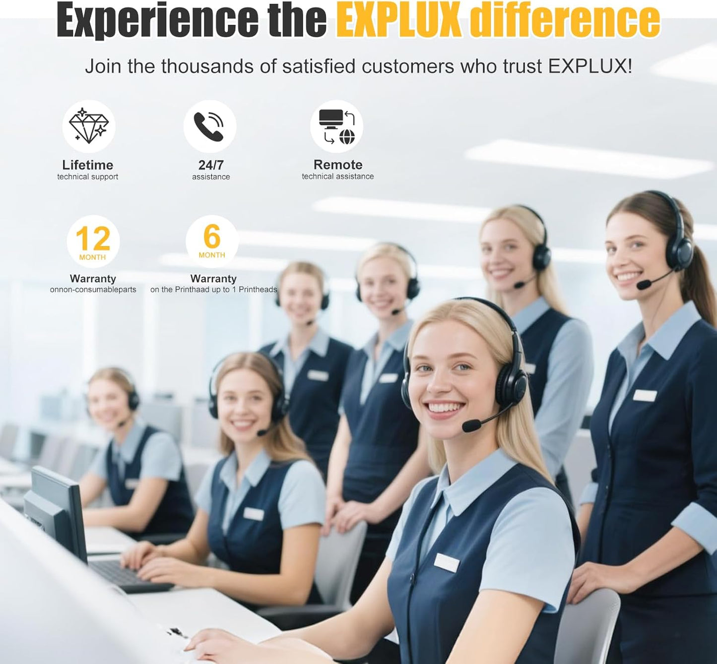 EXPLUX A1 DTF Printer,with XP600 Dual Printheads, Twice The Print Speed, Maximum 24-inch(A1Size) Print Width with 7-inch LED Touchscreen + Auto Timed Cleaning, Gift Ink 2 Year.