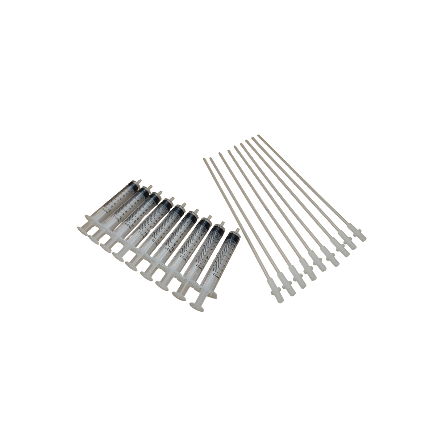 Syringes 9 10ml syringes with extralong tips for filling Refillable Ink Cartridges