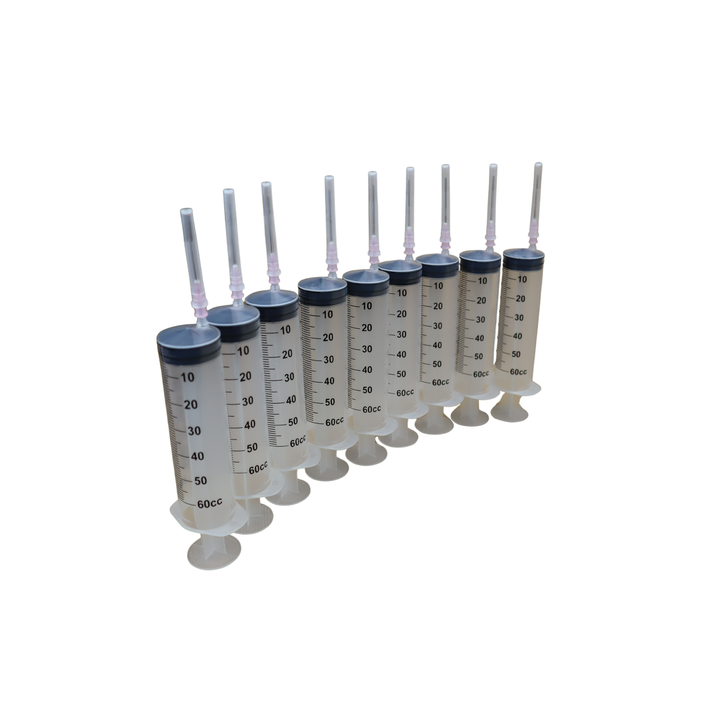 9 Syringes for filling cartridges