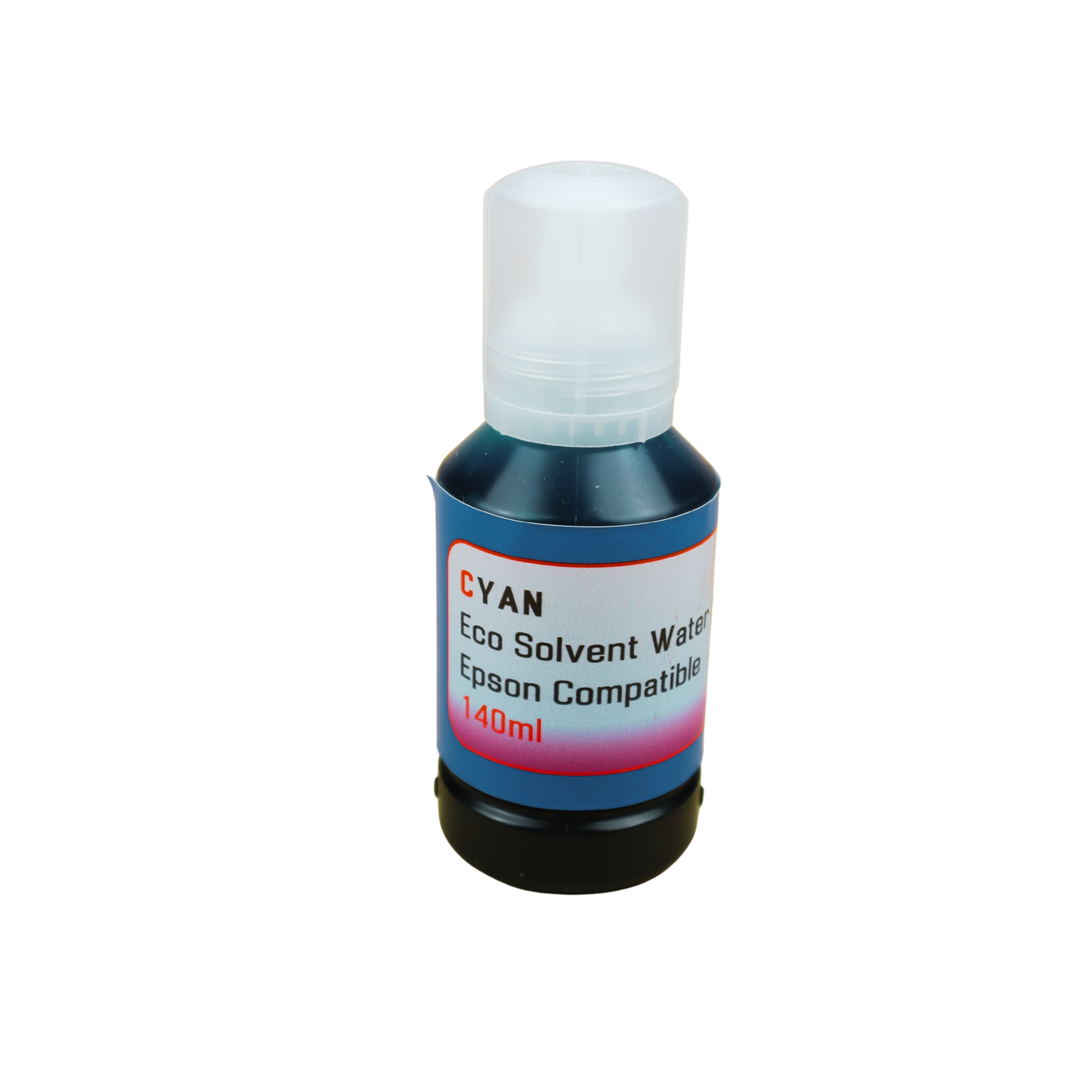 Cyan 140m bottle Eco Solvent Water Based Ink for Epson EcoTank ET-15000 printer