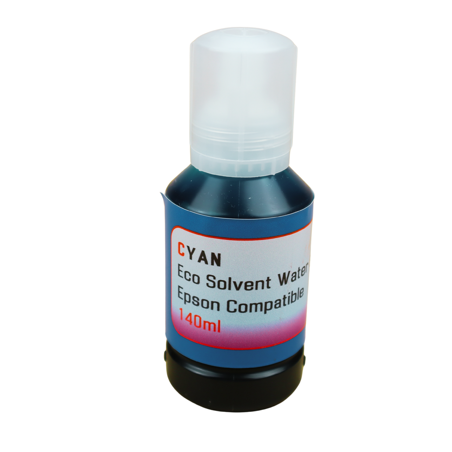 Cyan 140m bottle Eco Solvent Water Based Ink for Epson EcoTank Pro ET-16600 ET-16650 printers