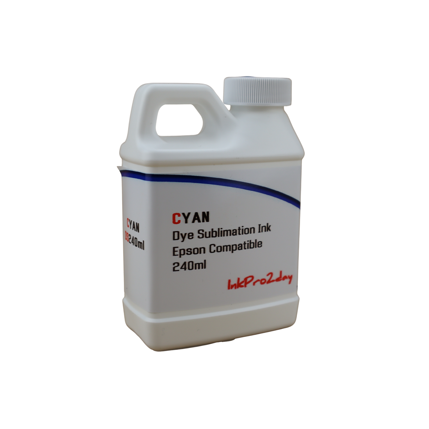 Cyan 240ml bottle Dye Sublimation Ink for Epson EcoTank Photo ET-8550 printer