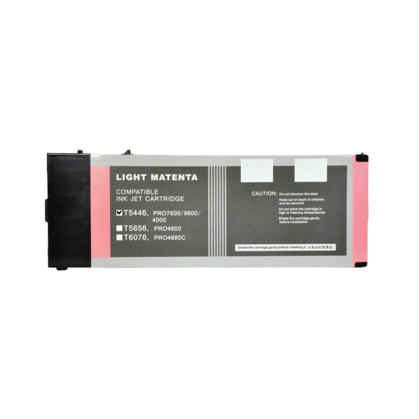 Light Magenta T544 remanufactured Pigment Ink Cartridge for Epson Stylus Pro 7600 9600 Printers