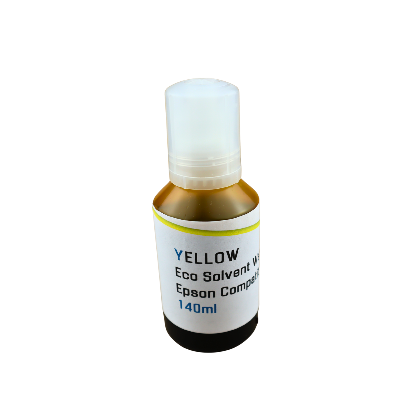 Yellow 140m bottle Eco Solvent Water Based Ink for Epson EcoTank ET-7700 ET-7750 printers