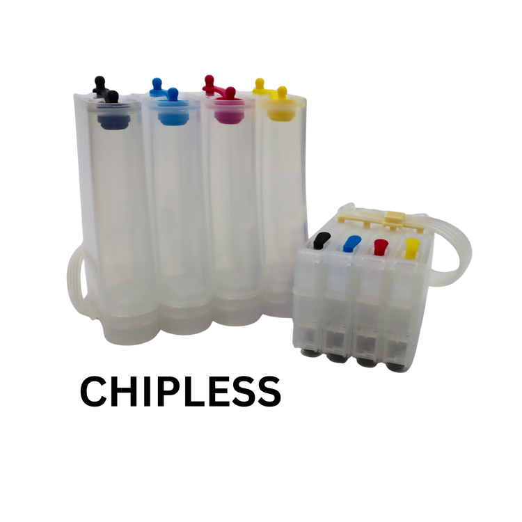 T802XL CISS Chipless Ink Tank for Epson WF-4720 WF-4730 Printers