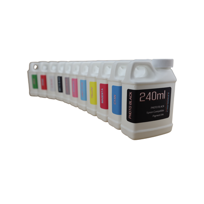 11 240ml bottles compatible UltraChrome HDX Pigment Ink for Epson SureColor P5000 Printer