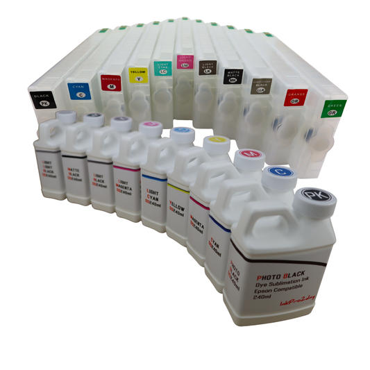 Dye Sublimation Ink 240ml Refillable T913 Ink Cartridges for Epson SureColor P5000