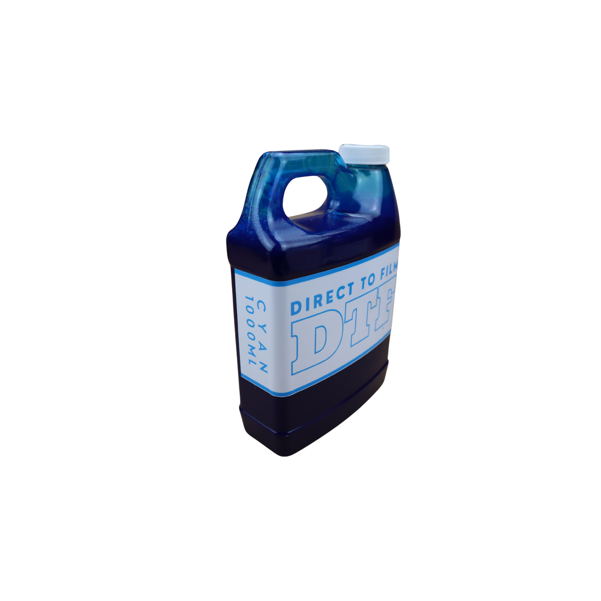 Cyan 1000ml bottle DTF Direct to Film Ink for all Epson Printers and printers with Epson Print Head