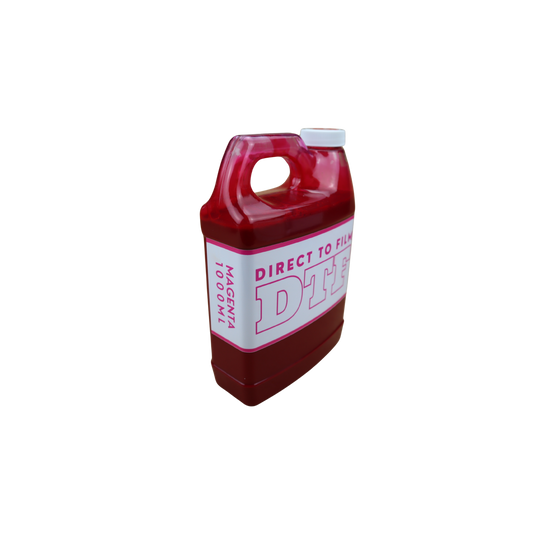Magenta 1000ml bottle DTF Direct to Film Ink for all Epson Printers and printers with Epson Print Head