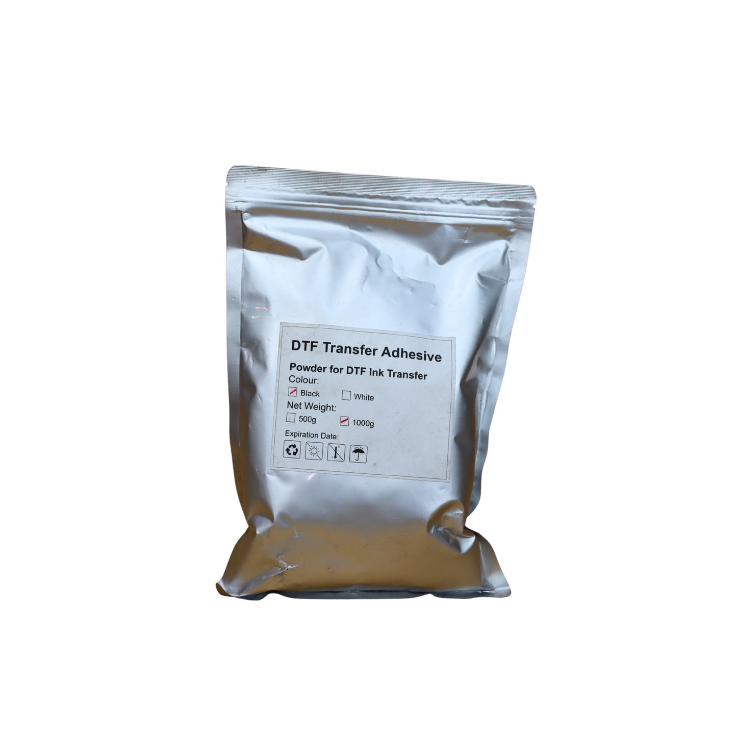 Professional-Grade Black DTF Adhesive Powder