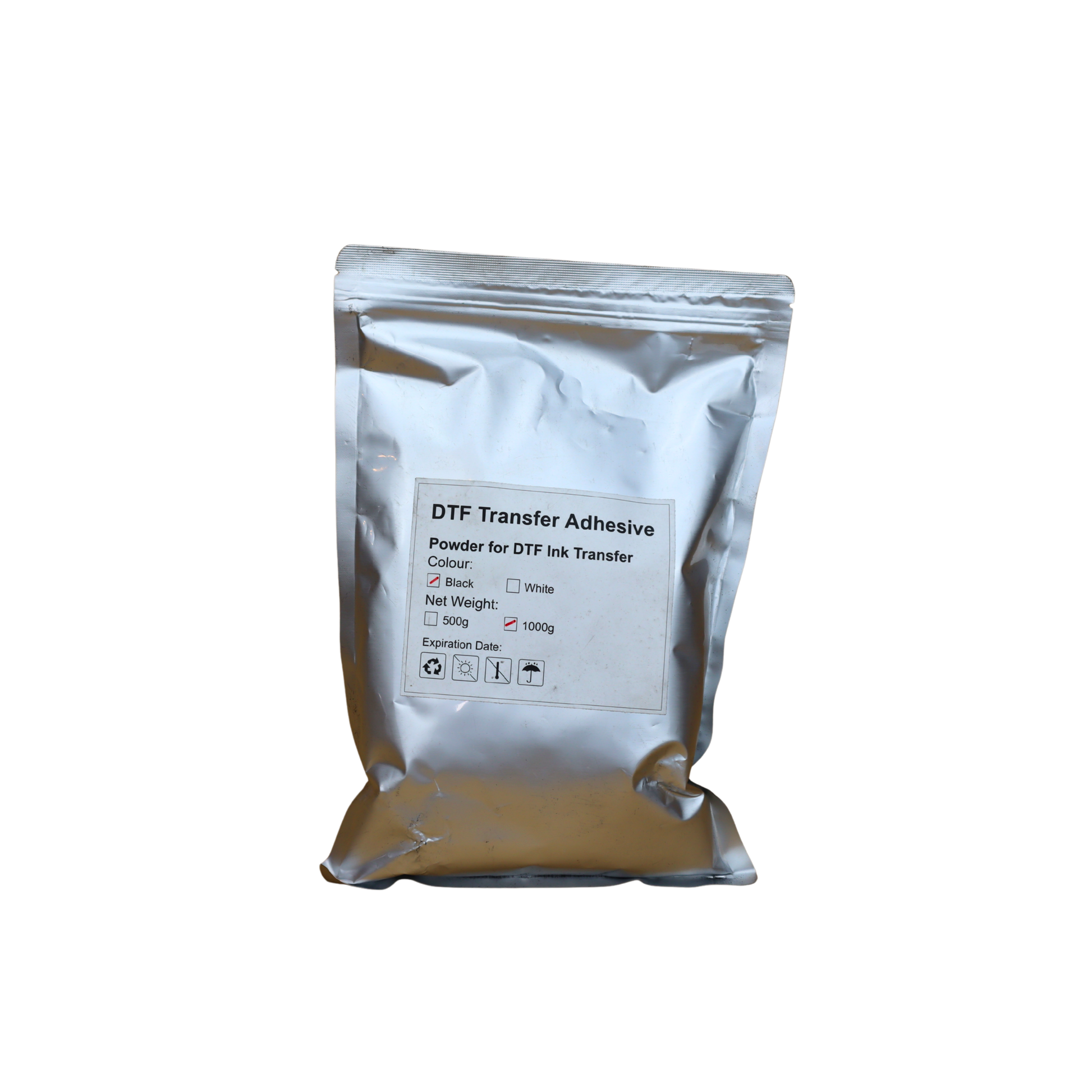 Professional-Grade Black DTF Adhesive Powder