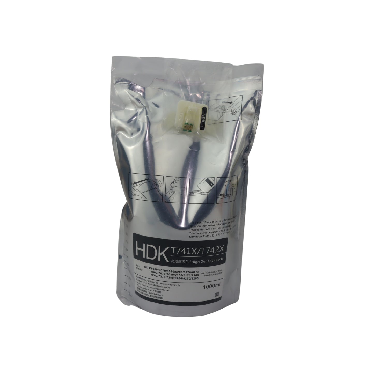 Black Dye Sublimation Ink for Epson SureColor F6070 F7070 F7170.