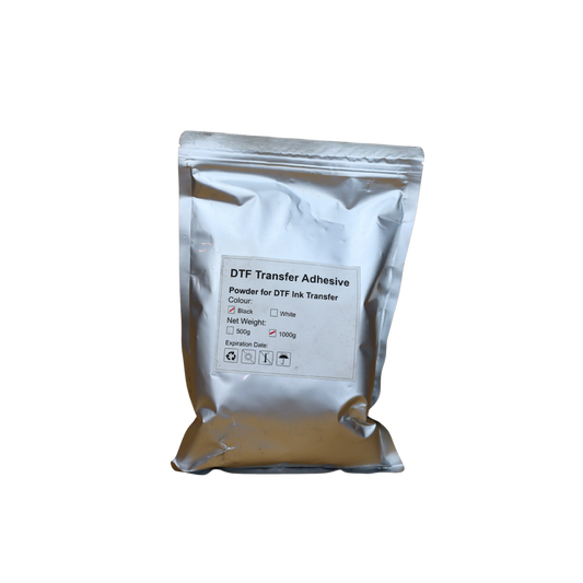 Black DTF Hot-Melt Adhesive Powder – 2.2 lb (1kg)