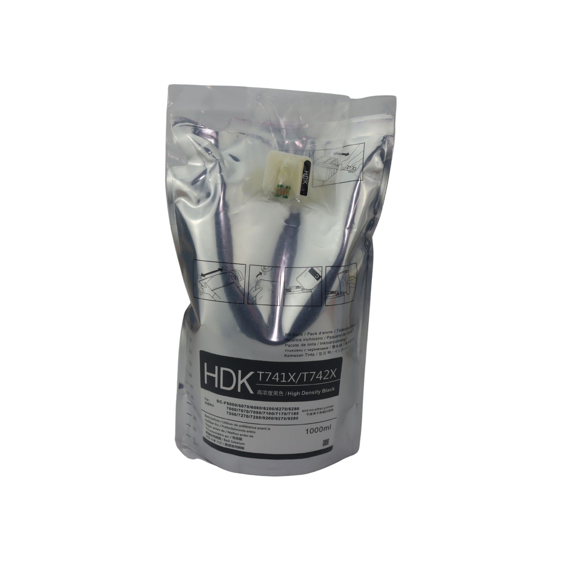 Dye Sublimation Ink 4 color for Epson SureColor F6070 F7070 F7170.