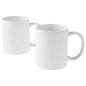 Cricut Beveled Blank, Ceramic-Coated, Dishwasher & Microwave Safe Mug to Decorate, Mug Press & Infusible Ink Compatible,12 Oz Sublimation, Ideal for Crafts and Printing, 6 Count, White.