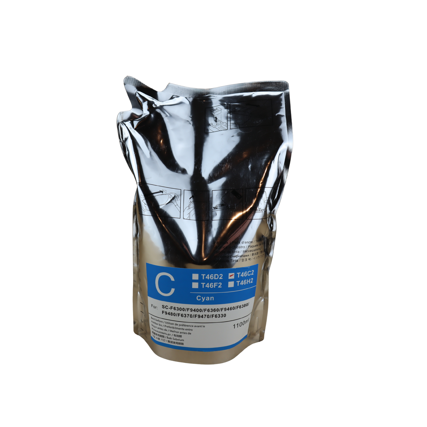 HD Black Dye Sublimation Ink for Epson SureColor F6370 F9470 F9470H.