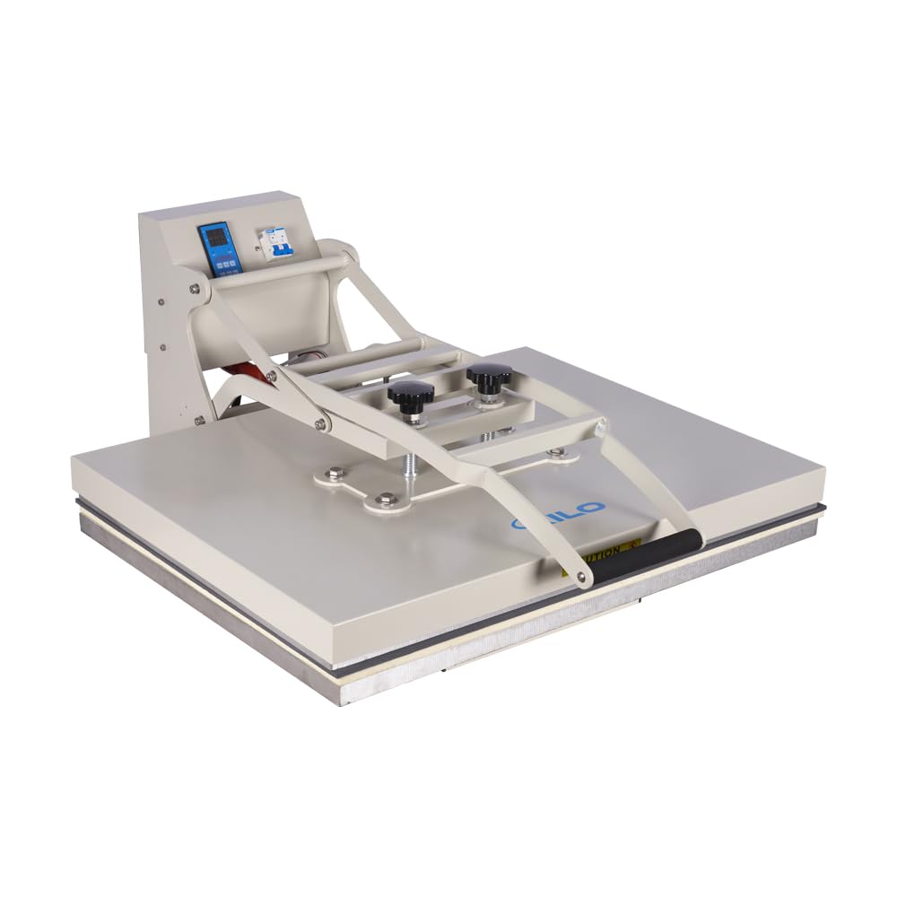 24"x32" Manual Heat Press Machine, 4500W Digital Sublimation Transfer Printer for T-Shirts, Large Format Heat Press with Infrared Positioning, 220V High Pressure (No Plug) (16x24 Auto Open Dual).