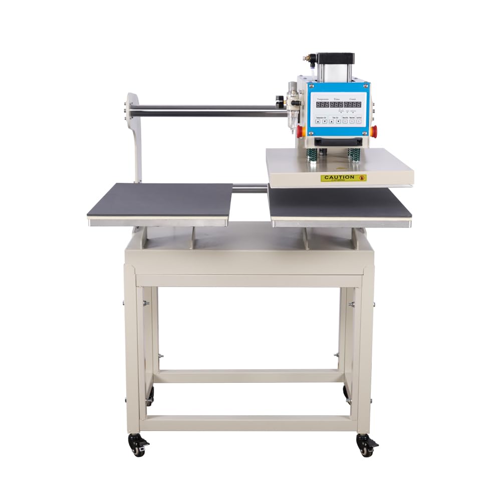 24"x32" Manual Heat Press Machine, 4500W Digital Sublimation Transfer Printer for T-Shirts, Large Format Heat Press with Infrared Positioning, 220V High Pressure (No Plug) (16x24 Auto Open Dual).