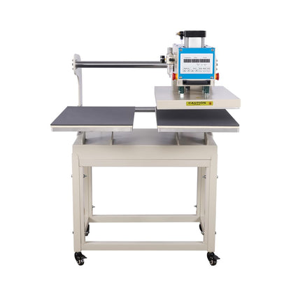 24"x32" Manual Heat Press Machine, 4500W Digital Sublimation Transfer Printer for T-Shirts, Large Format Heat Press with Infrared Positioning, 220V High Pressure (No Plug) (16x24 Auto Open Dual).