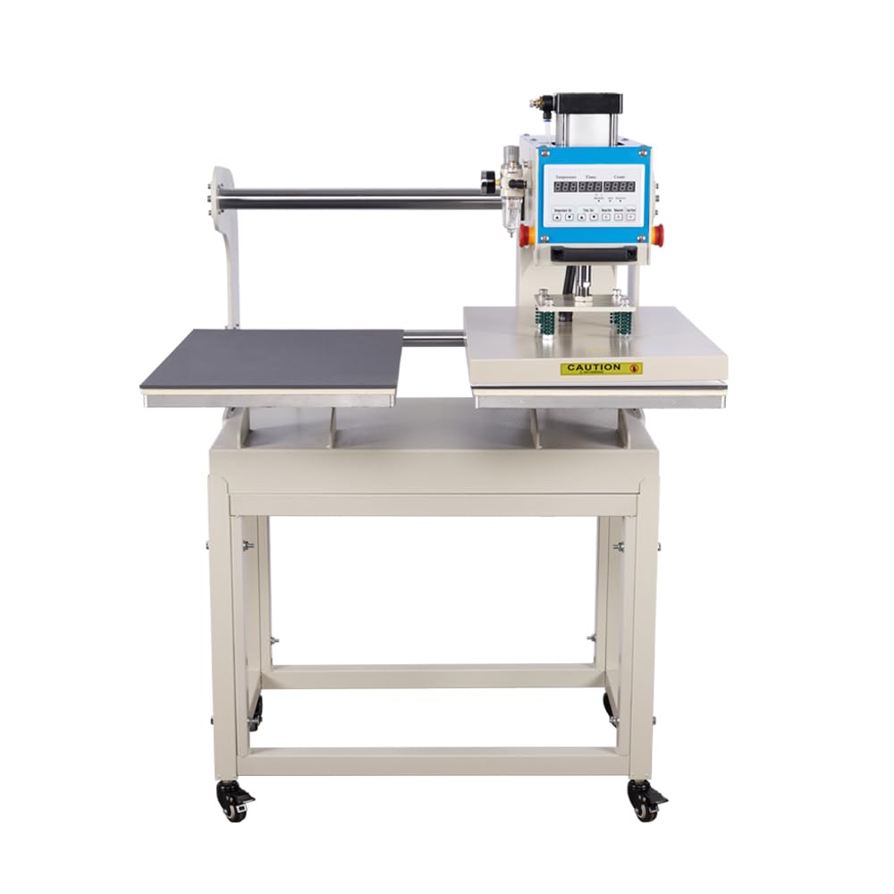 24"x32" Manual Heat Press Machine, 4500W Digital Sublimation Transfer Printer for T-Shirts, Large Format Heat Press with Infrared Positioning, 220V High Pressure (No Plug) (16x24 Auto Open Dual).