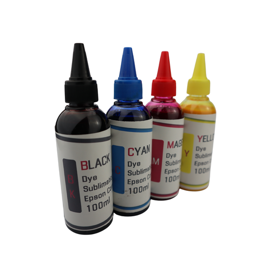 4 100ml bottles Dye Sublimation Ink for Epson WorrkForce 630 633 635 Printers