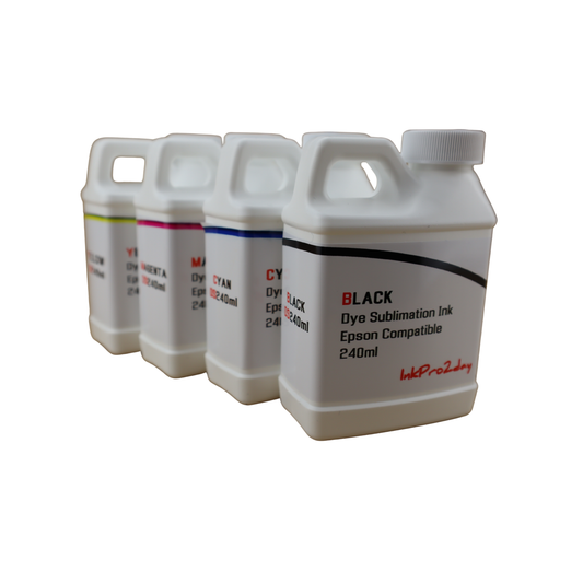 4 240ml bottles Dye Sublimation Ink for Epson EcoTank Pro ET-16600 ET-16650 printers