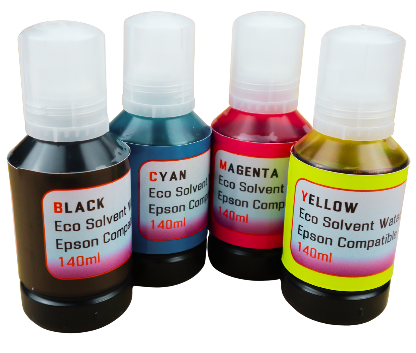 4 140m bottles Eco Solvent Water Based Ink for Epson EcoTank Pro ET-16600 ET-16650 printers