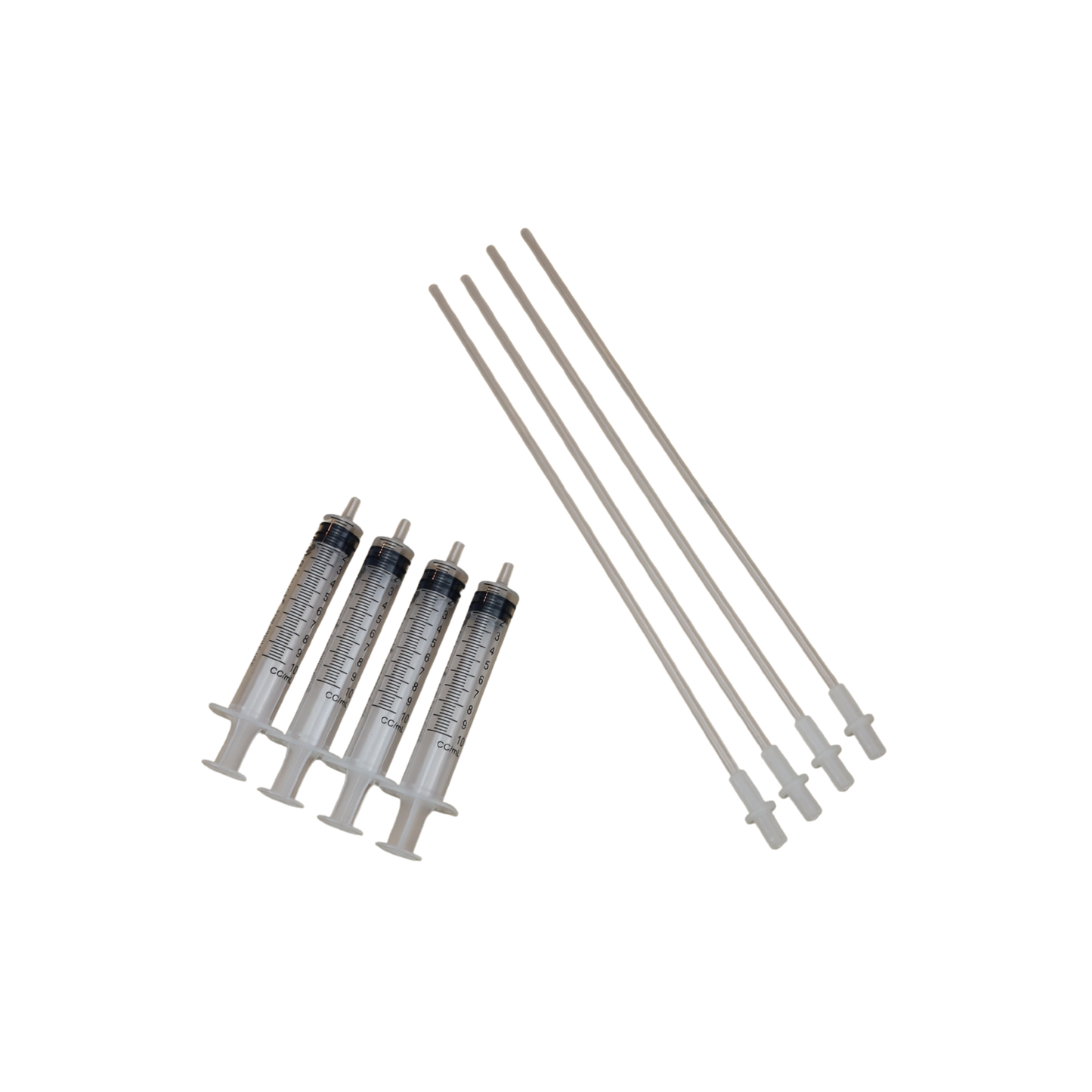 Syringes 4 10ml syringes with extralong tips for filling Refillable Ink Cartridges