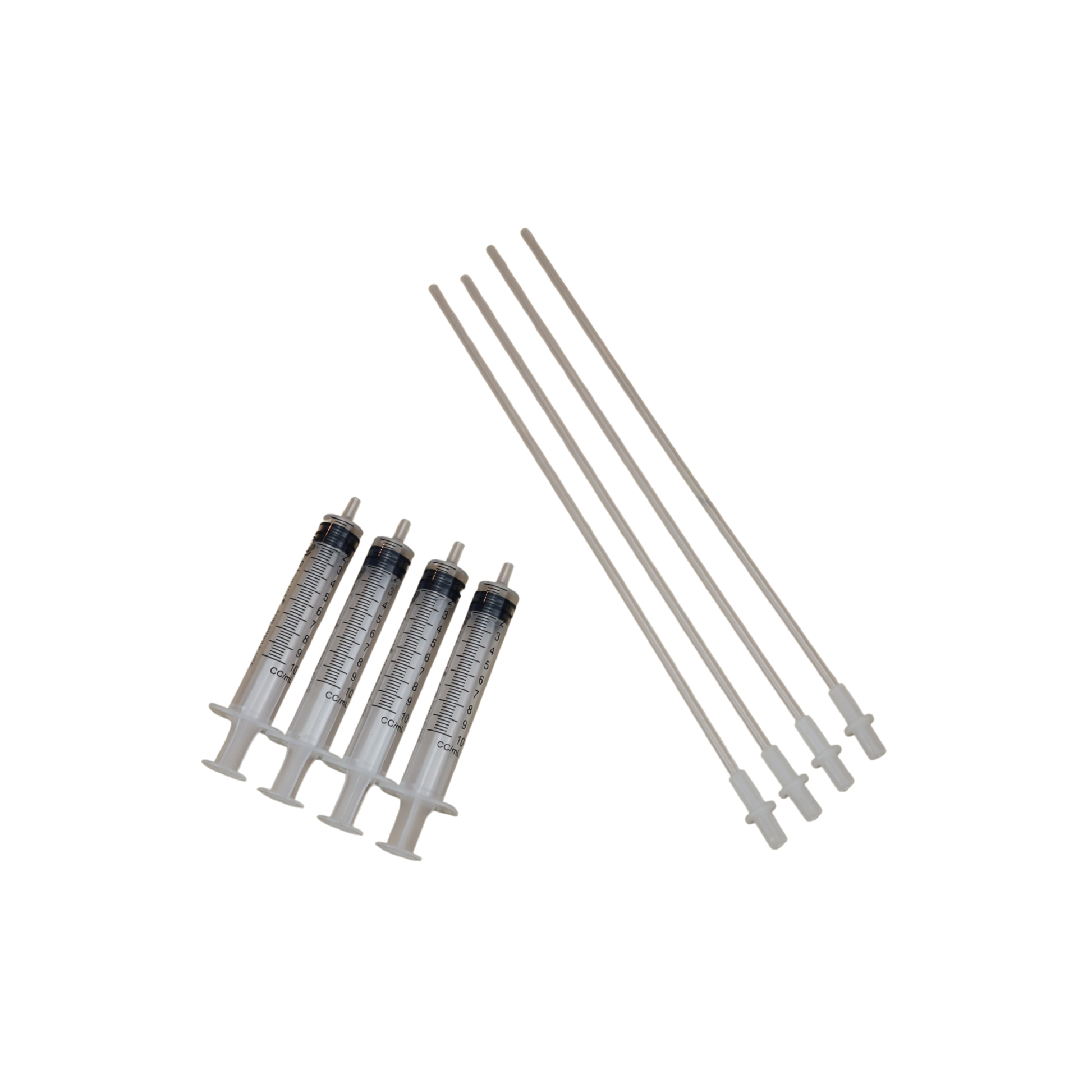 Syringes 4 10ml syringes with extralong tips for filling Refillable Ink Cartridges