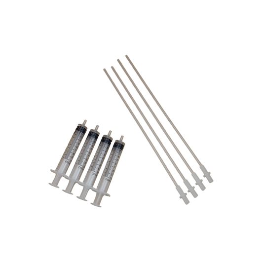 Syringes 4 10ml syringes with extralong tips for filling Refillable Ink Cartridges