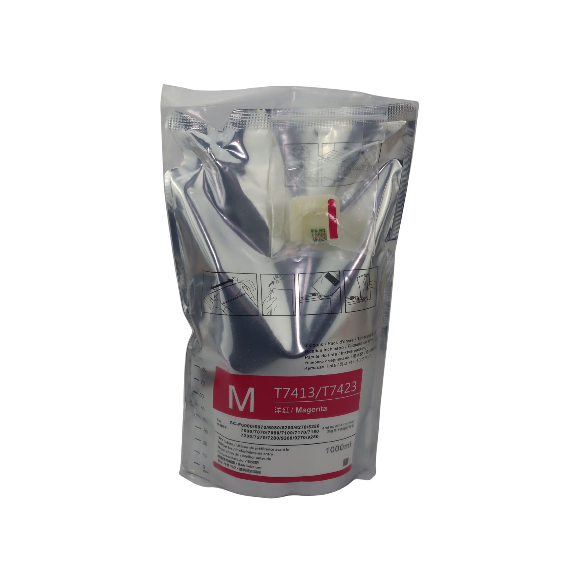 Yellow Dye Sublimation Ink for Epson SureColor F6200 F7200 F9370.
