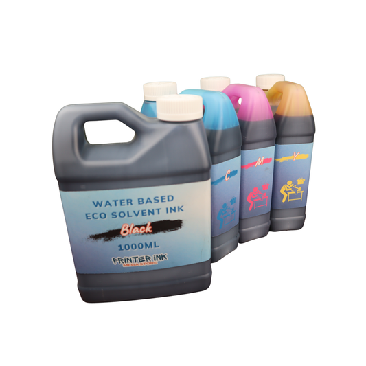 4 1000ml bottles Eco Solvent Water Based Ink for Epson EcoTank ET-15000 printer