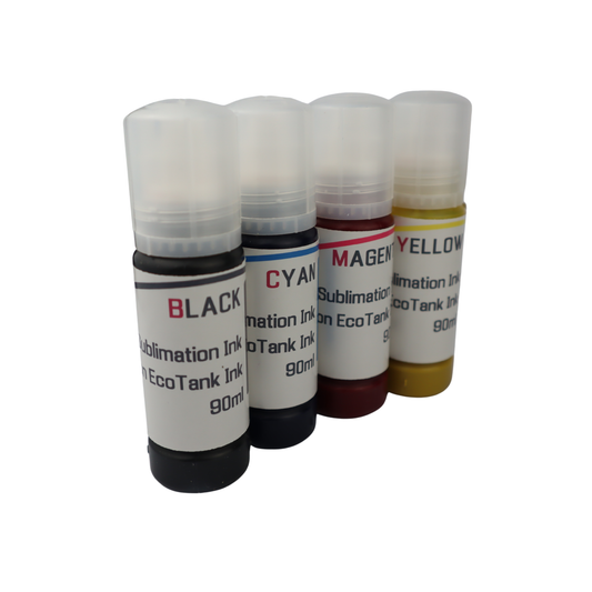 4 90ml bottles Dye Sublimation Ink for Epson EcoTank Pro ET-16600 ET-16650 printers