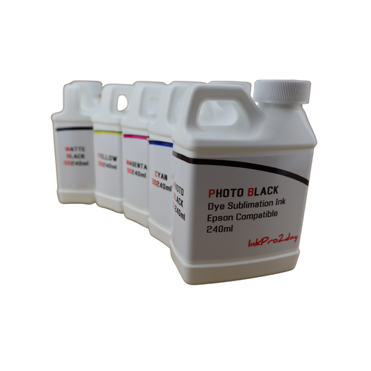 5 240ml bottles Dye Sublimation Ink for Epson SureColor T3000 T5000 T7000 Printers