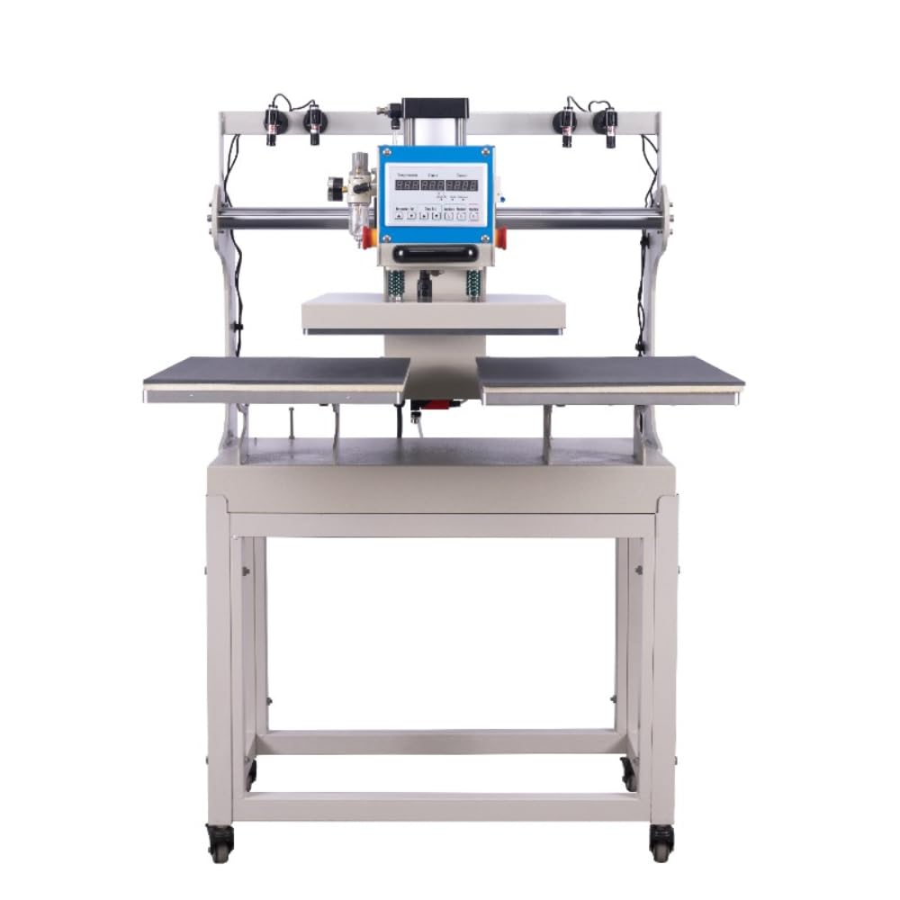 24"x32" Manual Heat Press Machine, 4500W Digital Sublimation Transfer Printer for T-Shirts, Large Format Heat Press with Infrared Positioning, 220V High Pressure (No Plug) (16x24 Auto Open Dual).
