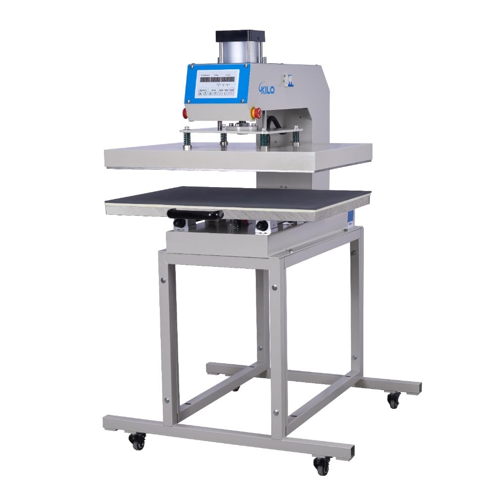 24"x32" Manual Heat Press Machine, 4500W Digital Sublimation Transfer Printer for T-Shirts, Large Format Heat Press with Infrared Positioning, 220V High Pressure (No Plug) (16x24 Auto Open Dual)