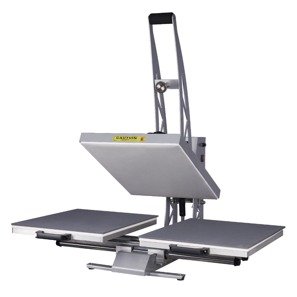 24"x32" Manual Heat Press Machine, 4500W Digital Sublimation Transfer Printer for T-Shirts, Large Format Heat Press with Infrared Positioning, 220V High Pressure (No Plug) (16x24 Auto Open Dual).