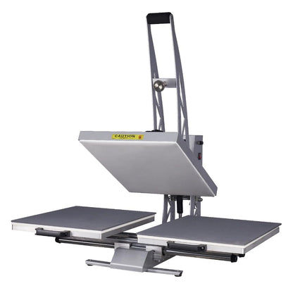 24"x32" Manual Heat Press Machine, 4500W Digital Sublimation Transfer Printer for T-Shirts, Large Format Heat Press with Infrared Positioning, 220V High Pressure (No Plug) (16x24 Auto Open Dual).