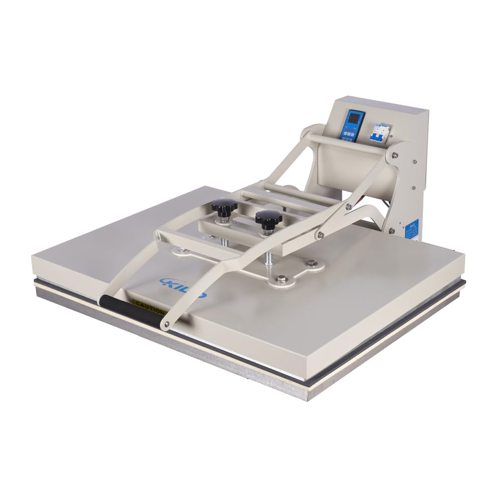 24"x32" Manual Heat Press Machine, 4500W Digital Sublimation Transfer Printer for T-Shirts, Large Format Heat Press with Infrared Positioning, 220V High Pressure (No Plug) (16x24 Auto Open Dual)