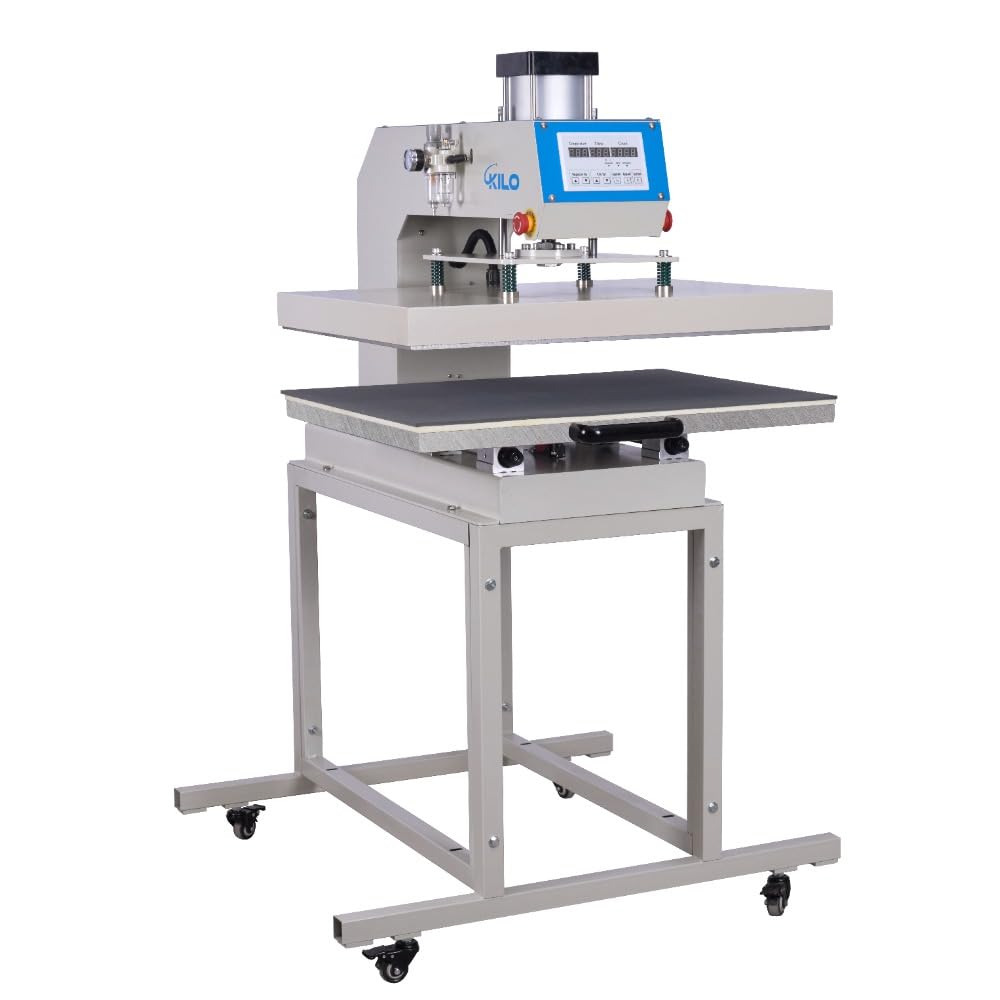 24"x32" Manual Heat Press Machine, 4500W Digital Sublimation Transfer Printer for T-Shirts, Large Format Heat Press with Infrared Positioning, 220V High Pressure (No Plug) (16x24 Auto Open Dual).