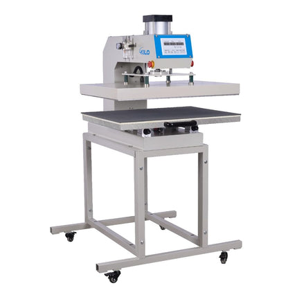 24"x32" Manual Heat Press Machine, 4500W Digital Sublimation Transfer Printer for T-Shirts, Large Format Heat Press with Infrared Positioning, 220V High Pressure (No Plug) (16x24 Auto Open Dual).