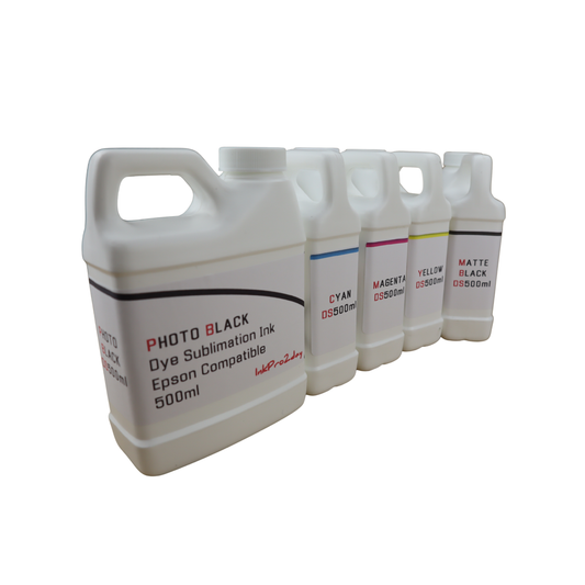 5 500ml bottles Dye Sublimation Ink for Epson SureColor T3000 T5000 T7000 Printers