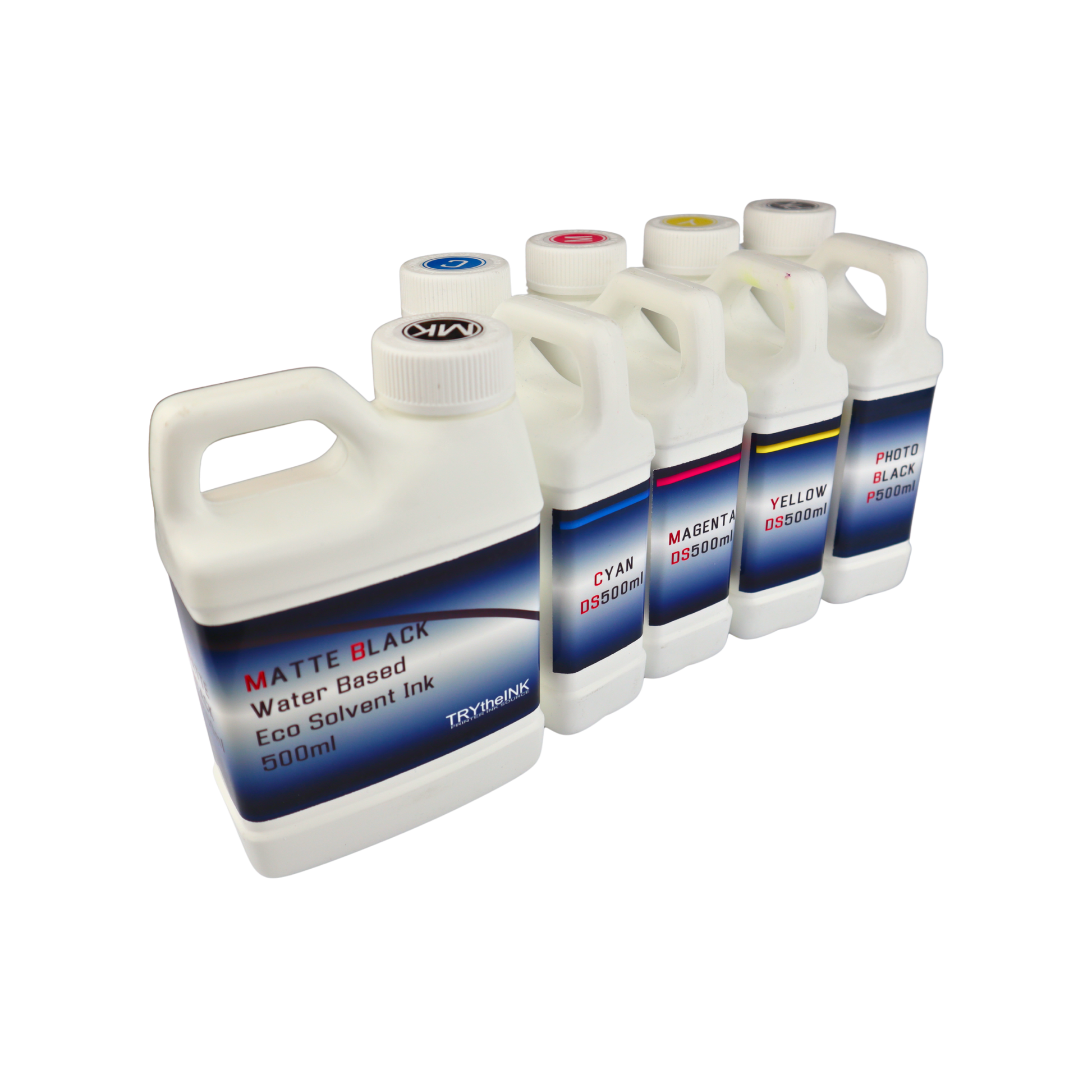 5 500ml bottles Eco Solvent Water Based Ink for Epson SureColor T3000 T5000 T7000 printers
