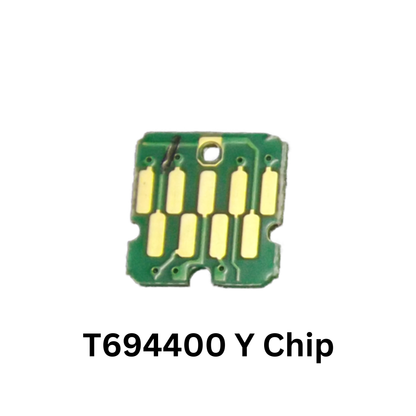 Yellow T694400 Refillable Ink Cartridge Chip