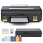 CREWORKS XP600 A3 DTF Printer, Transfer Printing Machine with White Ink Circulation & Stirring System, Auto Cleaning DTF Transfer Printer, T-Shirt Direct to Film with Oven Film Roll & Inks.