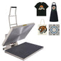 32x40 Inch Heat Press, 220V 8000W High Pressure Clamshell Heat Press Machine for Business, Large Professional Digital Control Heat Transfer Machine for Sublimation, Sliding Base Design.