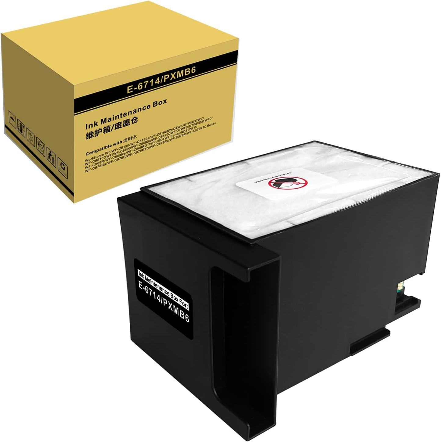 T6714 Maintenance Box Compatible with WF-C8190 WF-C8690 WF-C869Ra WF-C869 WF-C860 Printer.